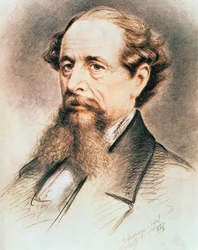 Portrait de Charles Dickens, 1869